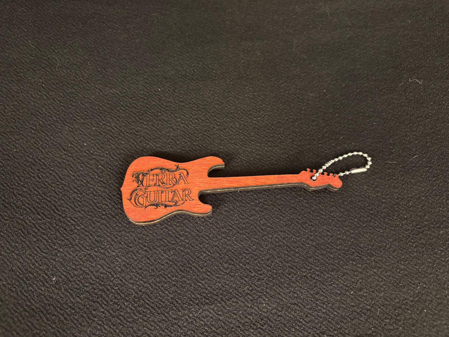 Terra Guitar Keychain